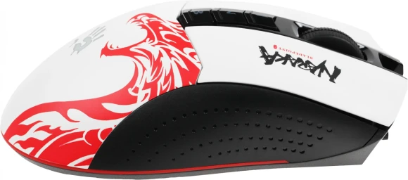 Мышь A4Tech Bloody R90 Plus Naraka белый/рисунок оптическая 5000dpi беспров. USB 7but Мышь A4Tech Bloody R90 Plus Naraka белый/рисунок оптическая 5000dpi беспров. USB 7but
