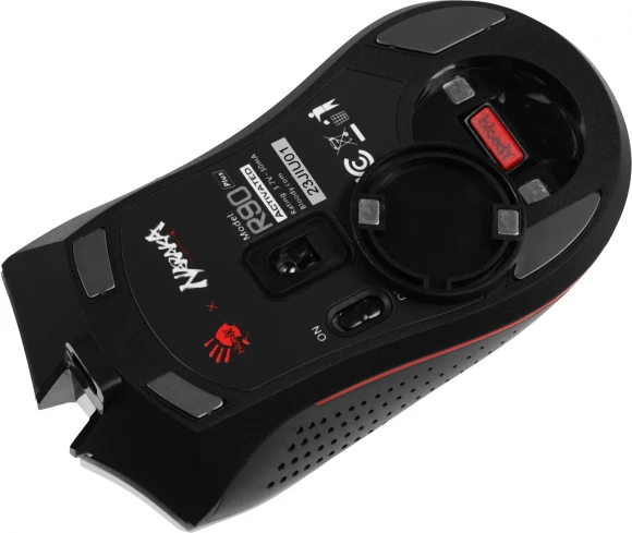 Мышь A4Tech Bloody R90 Plus Naraka белый/рисунок оптическая 5000dpi беспров. USB 7but Мышь A4Tech Bloody R90 Plus Naraka белый/рисунок оптическая 5000dpi беспров. USB 7but