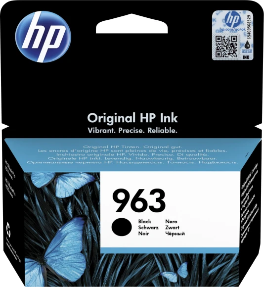 Картридж струйный HP 963 3JA26AE черный (1000стр.) для HP OfficeJet Pro 901x/902x HP
