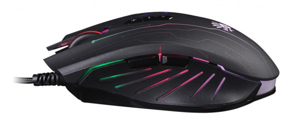 Мышь A4Tech Bloody Q82 черный/рисунок оптическая 6200dpi USB 8but