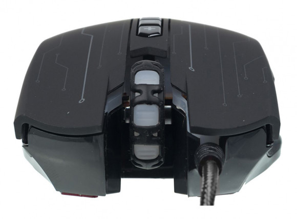 Мышь A4Tech Bloody Q82 черный/рисунок оптическая 6200dpi USB 8but