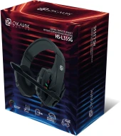 Наушники с микрофоном Оклик HS-L355G черный 1.8м мониторные оголовье (1939807) Наушники с микрофоном Оклик HS-L355G черный 1.8м мониторные оголовье (1939807)