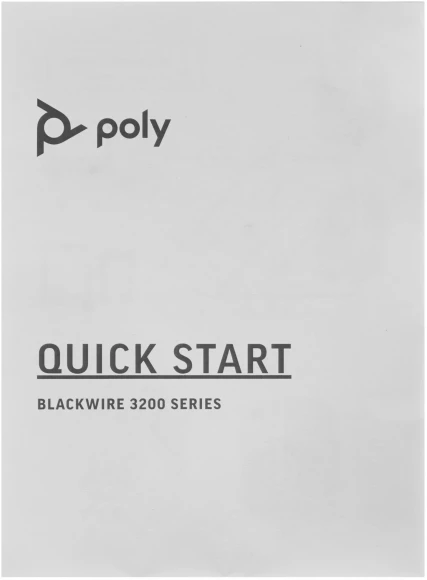 Наушники с микрофоном Poly Blackwire 3220 черный накладные USB оголовье (8X228A6)