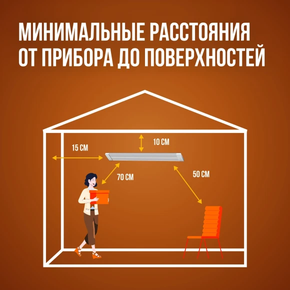 Обогреватель инфракрасный Cadena CLR-1,0 1000Вт серый/белый Обогреватель инфракрасный Cadena CLR-1,0 1000Вт серый/белый
