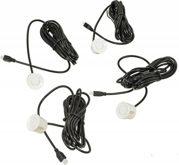 Парковочный Радар Sho-Me Y-2616N04 4 датчика 22мм белый