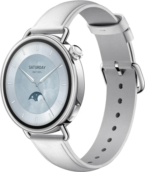 Смарт-часы Xiaomi Watch S4 41мм 1.32" AMOLED корп.серебристый рем.белый разм.брасл.:120-190 мм (BHR07VUGL) Смарт-часы Xiaomi Watch S4 41мм 1.32" AMOLED корп.серебристый рем.белый разм.брасл.:120-190 мм (BHR07VUGL)