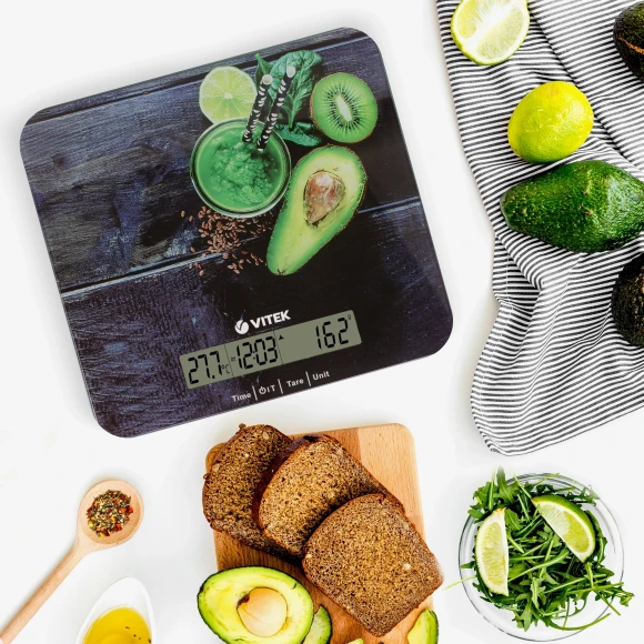 Весы кухонные электронные Vitek VT-2425 макс.вес:5кг черный