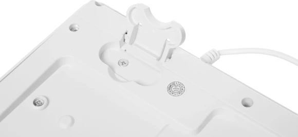 Клавиатура Acer OKW301 белый USB Multimedia (ZL.KBDCC.01B) кабель 1.8м