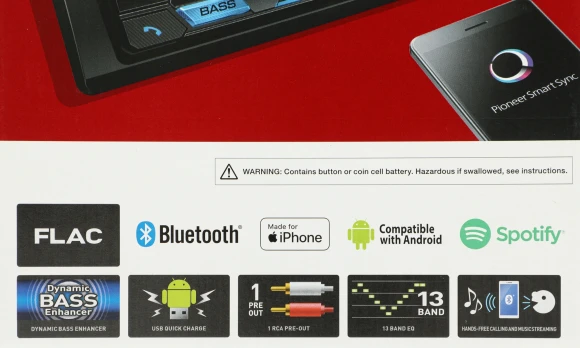 Автомагнитола Pioneer MVH-S325BT 1DIN 4x50Вт 1 ПДУ RDS Автомагнитола Pioneer MVH-S325BT 1DIN 4x50Вт 1 ПДУ RDS