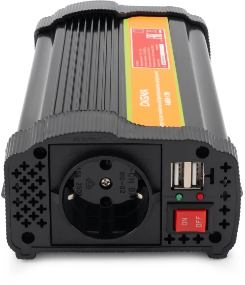 Автоинвертор Digma AI600-12W 600Вт Автоинвертор Digma AI600-12W 600Вт