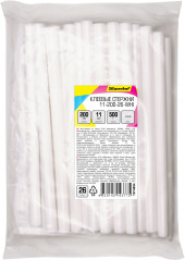 Cтержни клеев. для клеев.пист. Silwerhof 11-200-26-WHI дл.200мм D11мм белый упак:26шт Cтержни клеев. для клеев.пист. Silwerhof 11-200-26-WHI дл.200мм D11мм белый упак:26шт