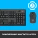 Клавиатура + мышь Logitech MK295 клав:черный мышь:черный USB беспроводная (920-009807)