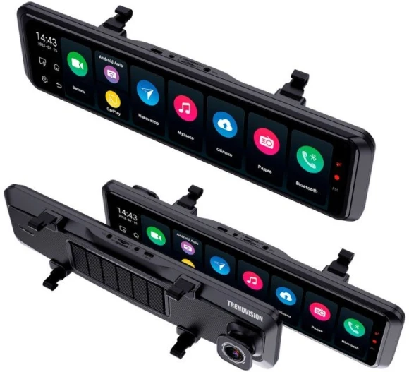 Видеорегистратор TrendVision aMirror 15 Android UNIVERSE черный 1080x1920 1080p 140гр. GPS внутренняя память:64Gb UIS8581A Видеорегистратор TrendVision aMirror 15 Android UNIVERSE черный 1080x1920 1080p 140гр. GPS внутренняя память:64Gb UIS8581A