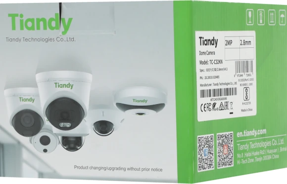 Камера видеонаблюдения IP Tiandy Super Lite TC-C32KN I3/E/Y/C/SD/2.8mm/V4.3 2.8-2.8мм цв. корп.:белый (TC-C32KN I3/E/Y/C/SD/2.8/V4.3) Камера видеонаблюдения IP Tiandy Super Lite TC-C32KN I3/E/Y/C/SD/2.8mm/V4.3 2.8-2.8мм цв. корп.:белый (TC-C32KN I3/E/Y/C/SD/2.8/V4.3)
