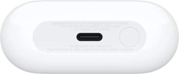 Гарнитура вкладыши Samsung Galaxy Buds 3 белый беспроводные bluetooth в ушной раковине (SM-R530NZWACIS) Гарнитура вкладыши Samsung Galaxy Buds 3 белый беспроводные bluetooth в ушной раковине (SM-R530NZWACIS)