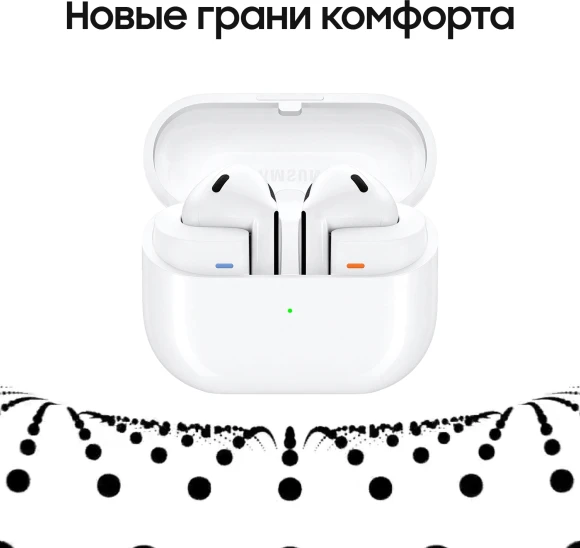 Гарнитура вкладыши Samsung Galaxy Buds 3 белый беспроводные bluetooth в ушной раковине (SM-R530NZWACIS) Гарнитура вкладыши Samsung Galaxy Buds 3 белый беспроводные bluetooth в ушной раковине (SM-R530NZWACIS)