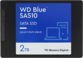 Накопитель SSD WD S SATA-III 2TB WDS200T3B0A Blue SA510 2.5" Накопитель SSD WD S SATA-III 2TB WDS200T3B0A Blue SA510 2.5"