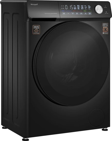 Стиральная машина Weissgauff WM 45126 Steam Direct Drive класс: A+++ загр.фронтальная макс.:6кг черный инвертор Стиральная машина Weissgauff WM 45126 Steam Direct Drive класс: A+++ загр.фронтальная макс.:6кг черный инвертор