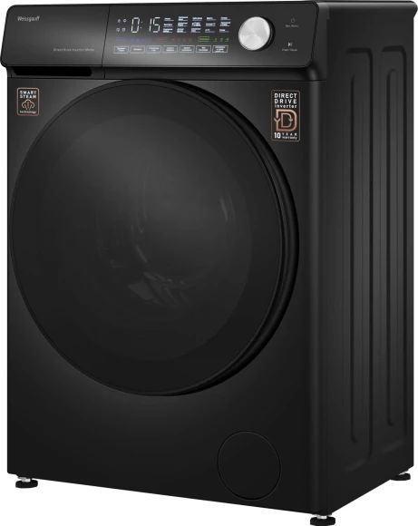 Стиральная машина Weissgauff WM 45126 Steam Direct Drive класс: A+++ загр.фронтальная макс.:6кг черный инвертор Стиральная машина Weissgauff WM 45126 Steam Direct Drive класс: A+++ загр.фронтальная макс.:6кг черный инвертор