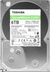 Жесткий диск Toshiba SATA-III 6Tb HDWT860UZSVA Surveillance S300 (5400rpm) 256Mb 3.5" Жесткий диск Toshiba SATA-III 6Tb HDWT860UZSVA Surveillance S300 (5400rpm) 256Mb 3.5"