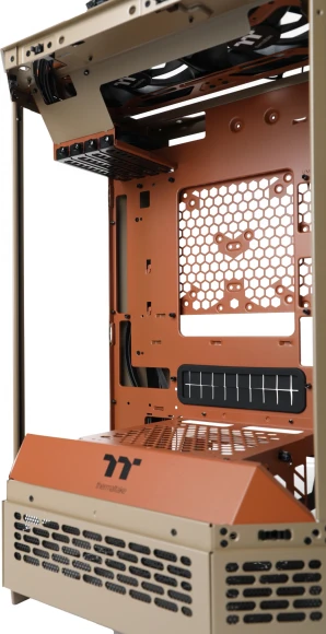 Корпус Thermaltake The Tower 300 Gravel Send коричневый без БП mATX 8x120mm 6x140mm 2xUSB3.0 audio bott PSU