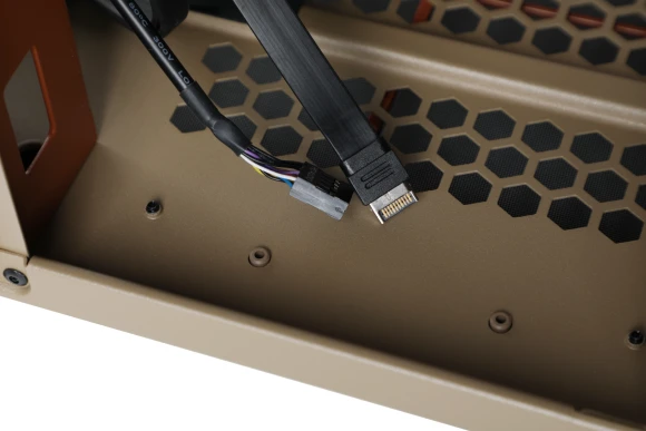 Корпус Thermaltake The Tower 300 Gravel Send коричневый без БП mATX 8x120mm 6x140mm 2xUSB3.0 audio bott PSU