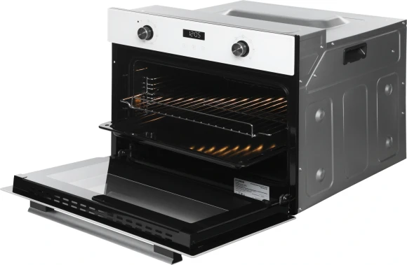 Духовой шкаф Электрический Hyundai HEO 64512 WG стекло белое/черный Духовой шкаф Электрический Hyundai HEO 64512 WG стекло белое/черный