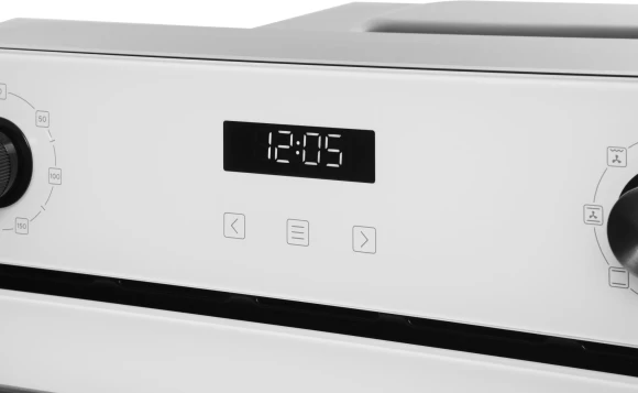 Духовой шкаф Электрический Hyundai HEO 64512 WG стекло белое/черный Духовой шкаф Электрический Hyundai HEO 64512 WG стекло белое/черный