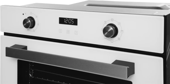 Духовой шкаф Электрический Hyundai HEO 64512 WG стекло белое/черный Духовой шкаф Электрический Hyundai HEO 64512 WG стекло белое/черный