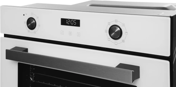 Духовой шкаф Электрический Hyundai HEO 64512 WG стекло белое/черный Духовой шкаф Электрический Hyundai HEO 64512 WG стекло белое/черный