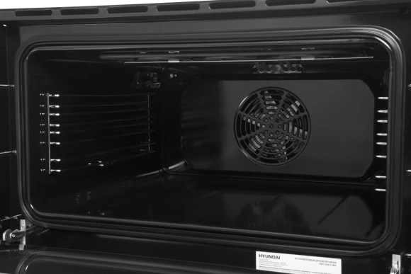 Духовой шкаф Электрический Hyundai HEO 64512 WG стекло белое/черный Духовой шкаф Электрический Hyundai HEO 64512 WG стекло белое/черный