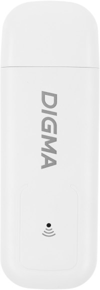 Модем 3G/4G Digma Dongle Wi-Fi DW1960 USB Wi-Fi Firewall +Router внешний белый