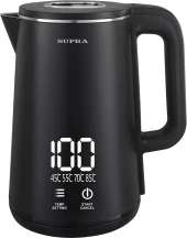 Чайник электрический Supra KES-1888DP 2л. 2200Вт черный корпус: пластик