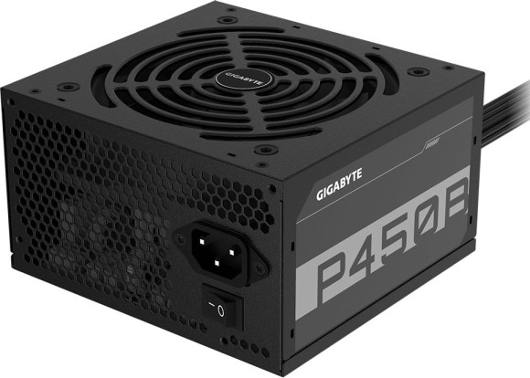 Блок питания Gigabyte ATX 450W GP-P450B 80+ bronze (20+4pin) APFC 120mm fan 6xSATA RTL