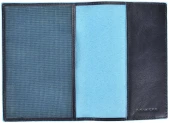 Обложка для паспорта Piquadro Blue Square PP5255B2/BLU2 синий натур.кожа Обложка для паспорта Piquadro Blue Square PP5255B2/BLU2 синий натур.кожа