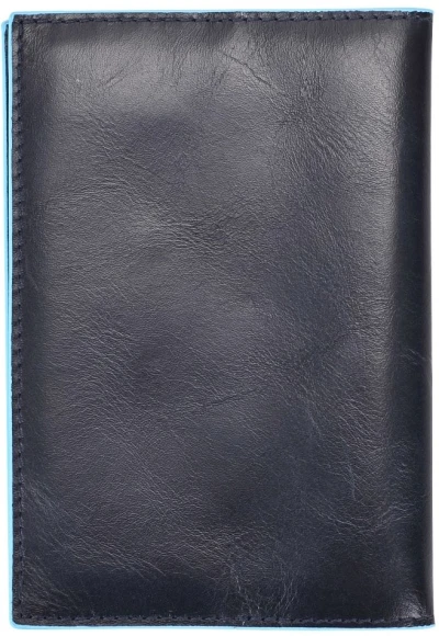 Обложка для паспорта Piquadro Blue Square PP5255B2/BLU2 синий натур.кожа Обложка для паспорта Piquadro Blue Square PP5255B2/BLU2 синий натур.кожа