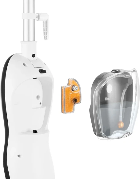 Швабра паровая Kitfort КТ-1045 1500Вт белый/черный