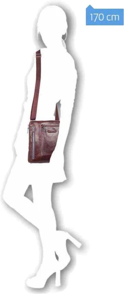 Сумка Piquadro Blue Square CA1816B2/MO коричневая натур.кожа