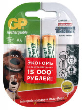 Аккумулятор GP Smart Energy 100AAHCSV AA NiMH 1000mAh (2шт) Аккумулятор GP Smart Energy 100AAHCSV AA NiMH 1000mAh (2шт)