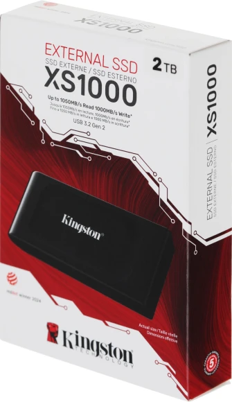 Накопитель SSD Kingston USB-C 2TB SXS1000/2000G SXS1000/1000G XS1000 черный Накопитель SSD Kingston USB-C 2TB SXS1000/2000G SXS1000/1000G XS1000 черный