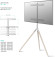 Подставка для телевизора Onkron TS1220 белый 32"-65" макс.35кг напольный Подставка для телевизора Onkron TS1220 белый 32"-65" макс.35кг напольный
