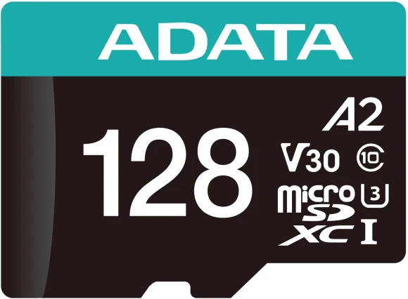 Флеш карта microSDXC 128GB A-Data AUSDX128GUI3V30SA2-RA1 Premier Pro + adapter