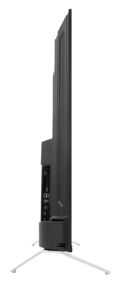 Телевизор QLED Hyundai 50" H-LED50QBU7500 Android TV Frameless черный/серебристый 4K Ultra HD 60Hz DVB-T DVB-T2 DVB-C DVB-S DVB-S2 USB WiFi Smart TV