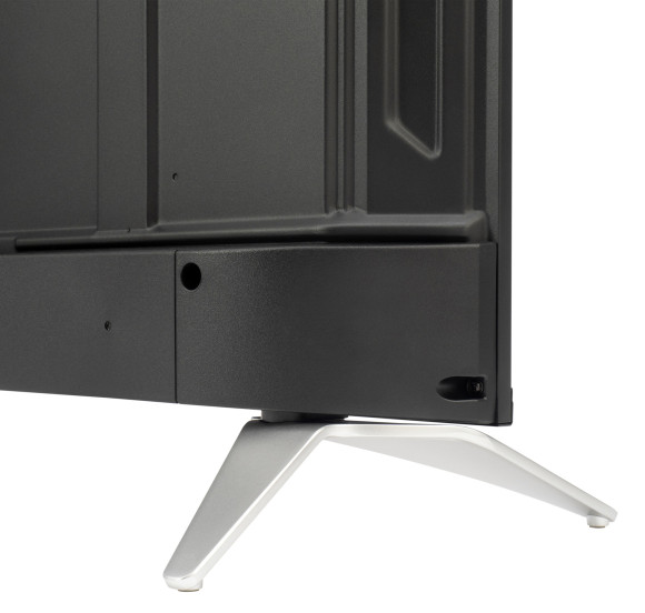 Телевизор QLED Hyundai 50" H-LED50QBU7500 Android TV Frameless черный/серебристый 4K Ultra HD 60Hz DVB-T DVB-T2 DVB-C DVB-S DVB-S2 USB WiFi Smart TV