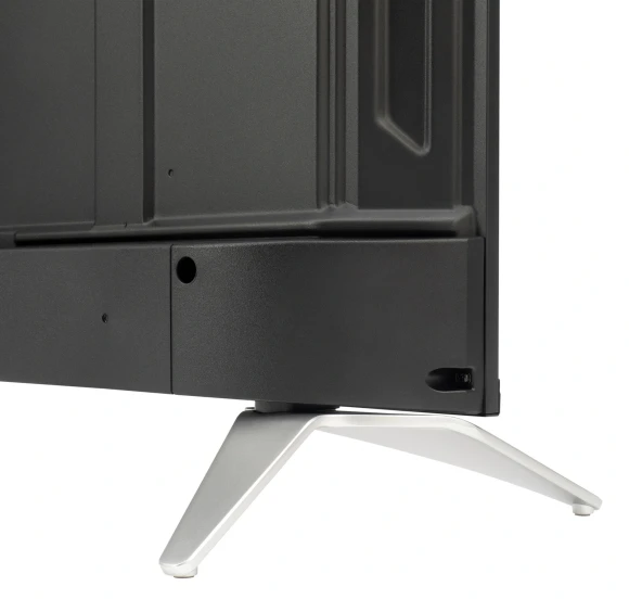 Телевизор QLED Hyundai 50" H-LED50QBU7500 Android TV Frameless черный/серебристый 4K Ultra HD 60Hz DVB-T DVB-T2 DVB-C DVB-S DVB-S2 USB WiFi Smart TV