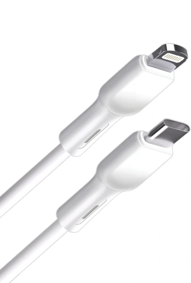 Кабель BoraSCO 52549 USB Type-C (m)-Lightning (m) 3м белый коробка Кабель BoraSCO 52549 USB Type-C (m)-Lightning (m) 3м белый коробка