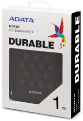 Жесткий диск A-Data USB3.0 1TB AHD720-1TU31-CBK HD720 DashDrive Durable 2.5" черный Жесткий диск A-Data USB3.0 1TB AHD720-1TU31-CBK HD720 DashDrive Durable 2.5" черный