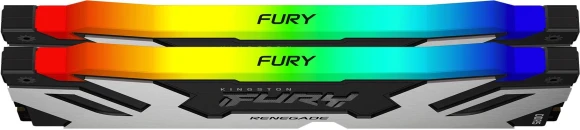 Память DDR5 2x16GB 6400MHz Kingston KF564C32RSAK2-32 Fury Renegade XMP RGB RTL Gaming PC5-51200 CL32 DIMM 288-pin 1.4В kit dual rank с радиатором Ret