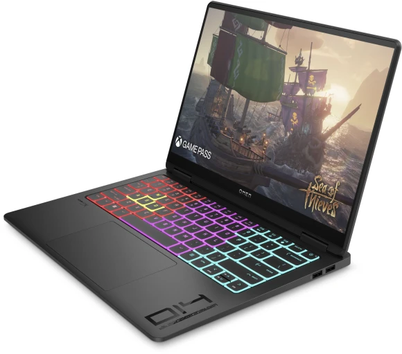 Ноутбук HP Omen 14-fb0016ci Core Ultra 7 155H 16Gb SSD1Tb NVIDIA GeForce RTX4060 8Gb 14" OLED 2.8K (2880x1800) FreeDOS black WiFi BT Cam (A1AA6EA)