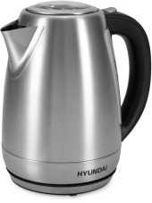 Чайник электрический Hyundai HYK-S8408 1.7л. 2200Вт серебристый матовый/черный корпус: металл Чайник электрический Hyundai HYK-S8408 1.7л. 2200Вт серебристый матовый/черный корпус: металл